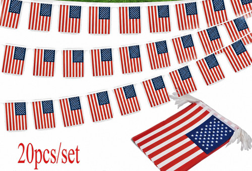 Usa 33ft bunting banner - usa,
