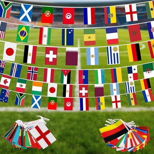 Football team national bunting - football,