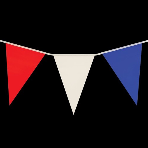 Red white blue bunting - red,