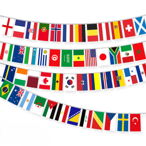 48x world cup flags - 48x,