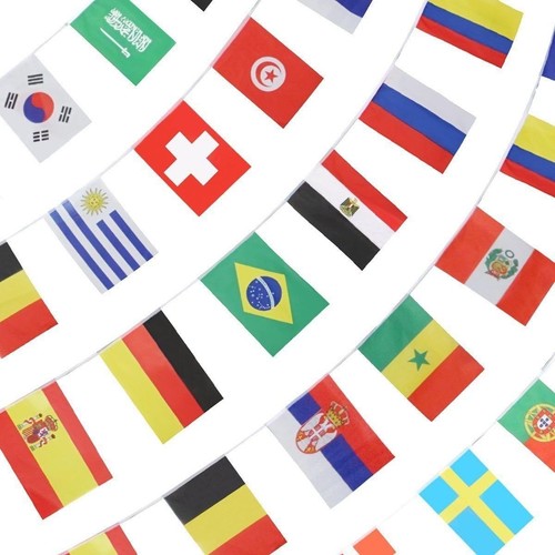 World cup bunting - 10m, (33ft)