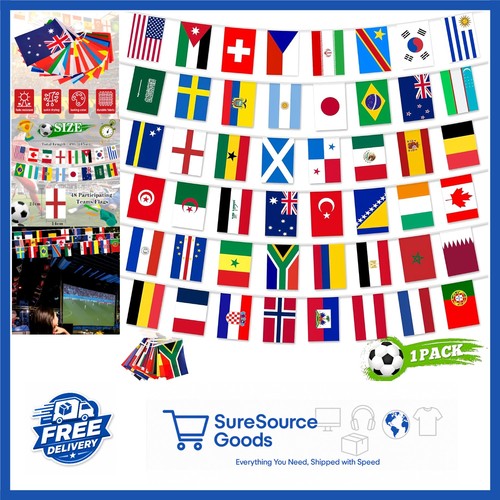Team world cup bunting - 48,