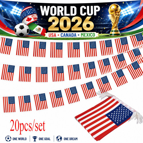 Usa 33ft world cup - world, bunting