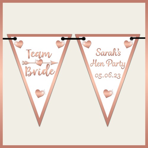 Personalised team bride wall - *,