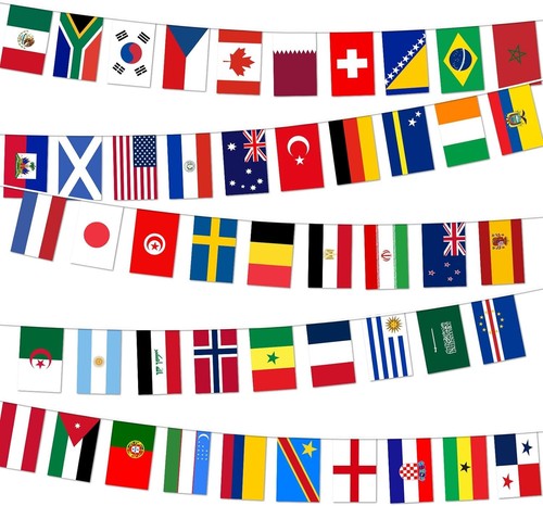 World football cup - football, flags