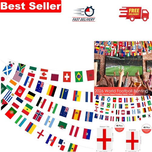 Team world cup flag bunting - world,