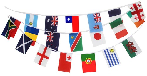 Flags national rugby teams - flags,