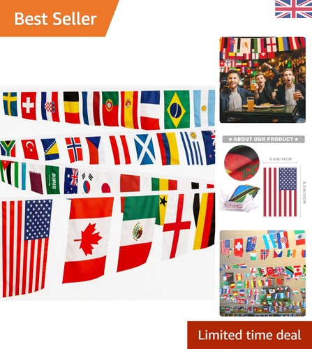 Durable 14m world cup flags - 14m,